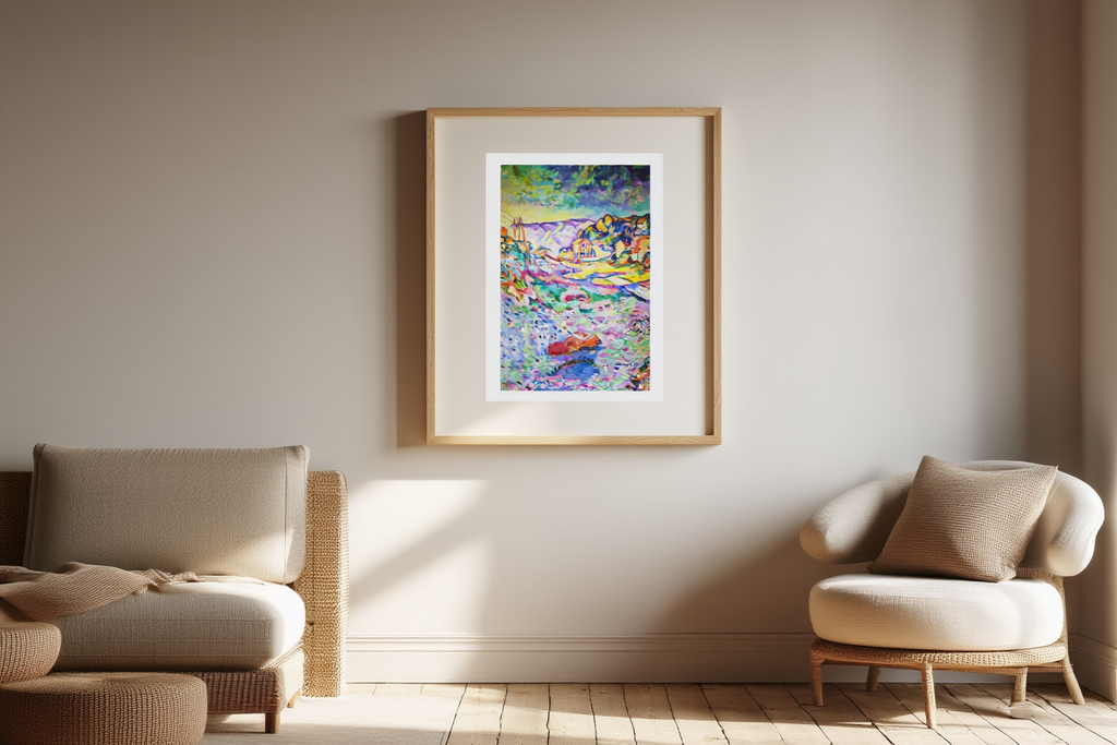 L'Estraque – Georges Braque (1906) | Paysage cubiste primitif