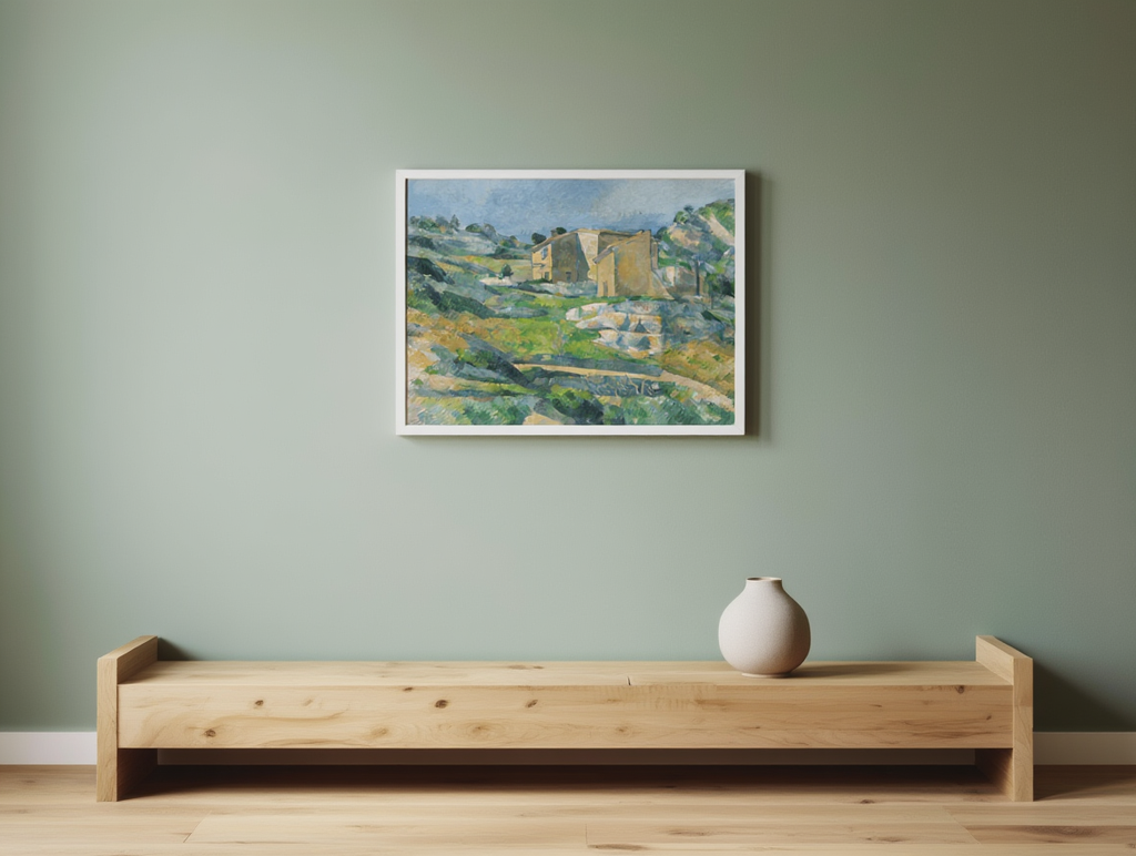 Paul Cézanne - Houses in Provence 'The Riaux Valley near L'Estaque'