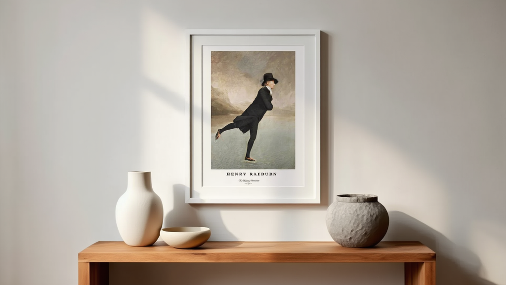 The Skating Minister by Henry Raeburn, 1795 – Classic Portrait Art Print | Scottish Historical Wall Decor