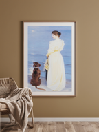 Summer Evening at Skagen’s Beach – Peder Severin Krøyer Poster | Impressionist Seascape Art Print