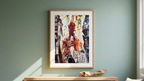 Champs de Mars, the Red Tower – Robert Delaunay, 1911 – Vintage French Art Print