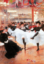 Le Café de Paris – Jean Béraud Poster | Belle Époque Parisian Café & Social Scene Art Print