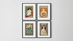 Alphonse Mucha Art Nouveau  – 4 Prints - Hakyarts