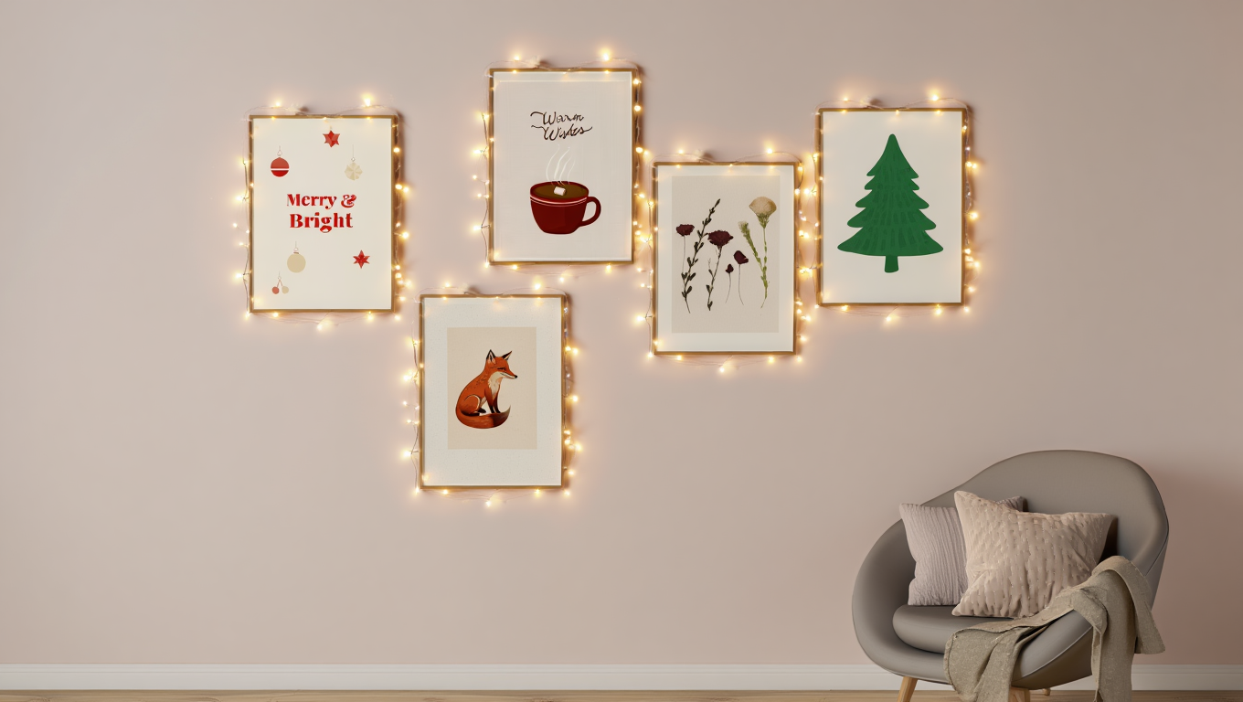 Christmas Joy – 4 Holiday Prints