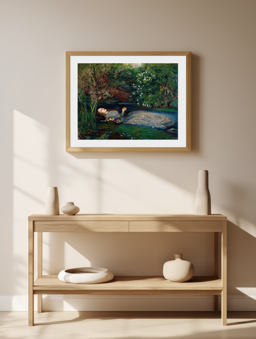 Ophelia by John Everett Millais – Pre-Raphaelite Masterpiece Art Print