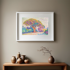 Paul Signac - Fyrretræet ved Saint Tropez | HakyArts