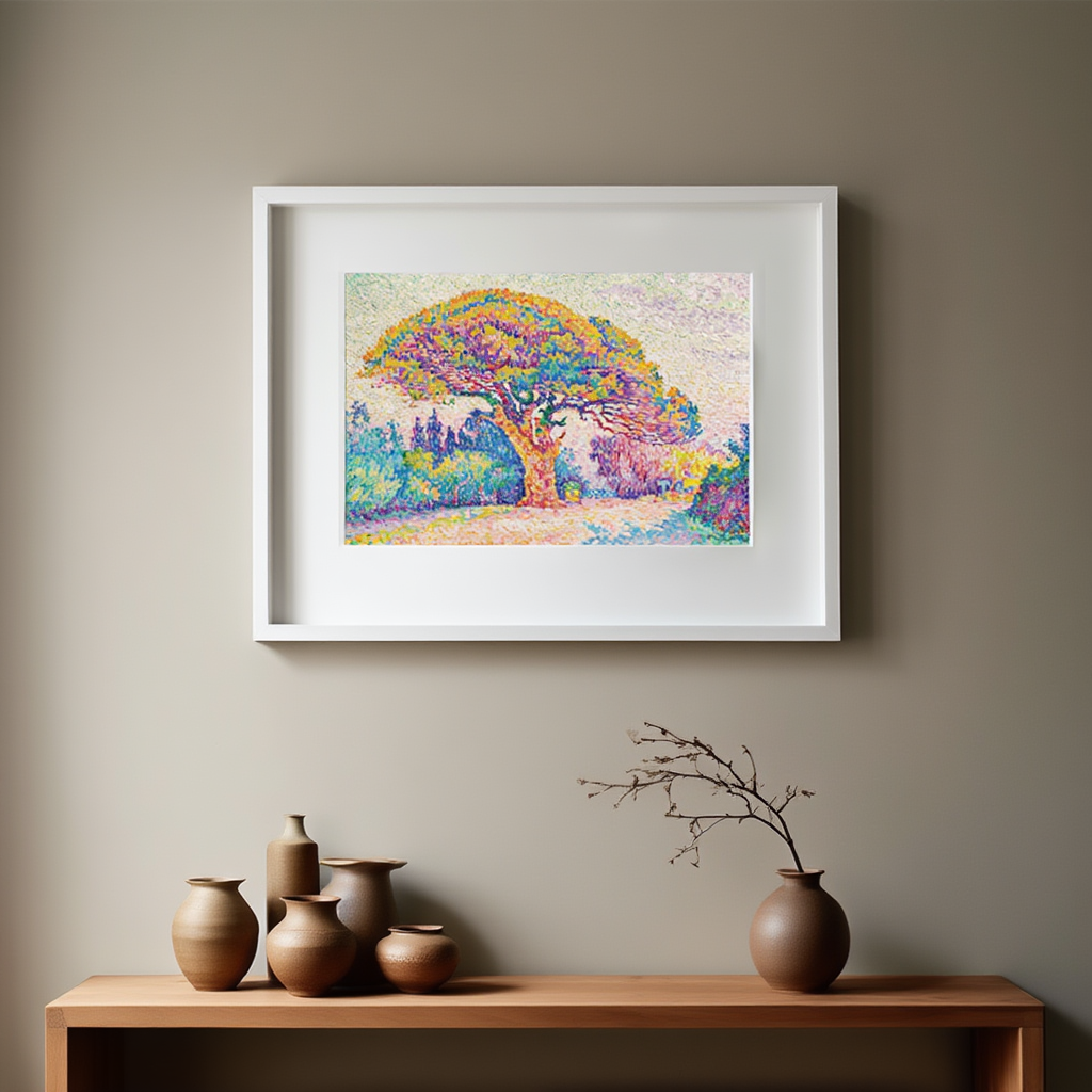 Paul Signac - The Pine Tree at Saint Tropez