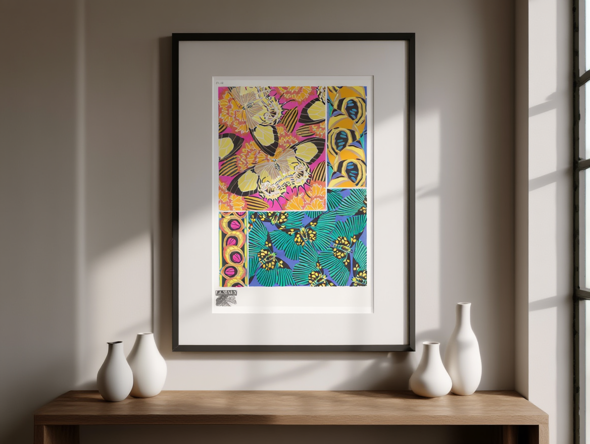 Papillons Pl.18 Poster