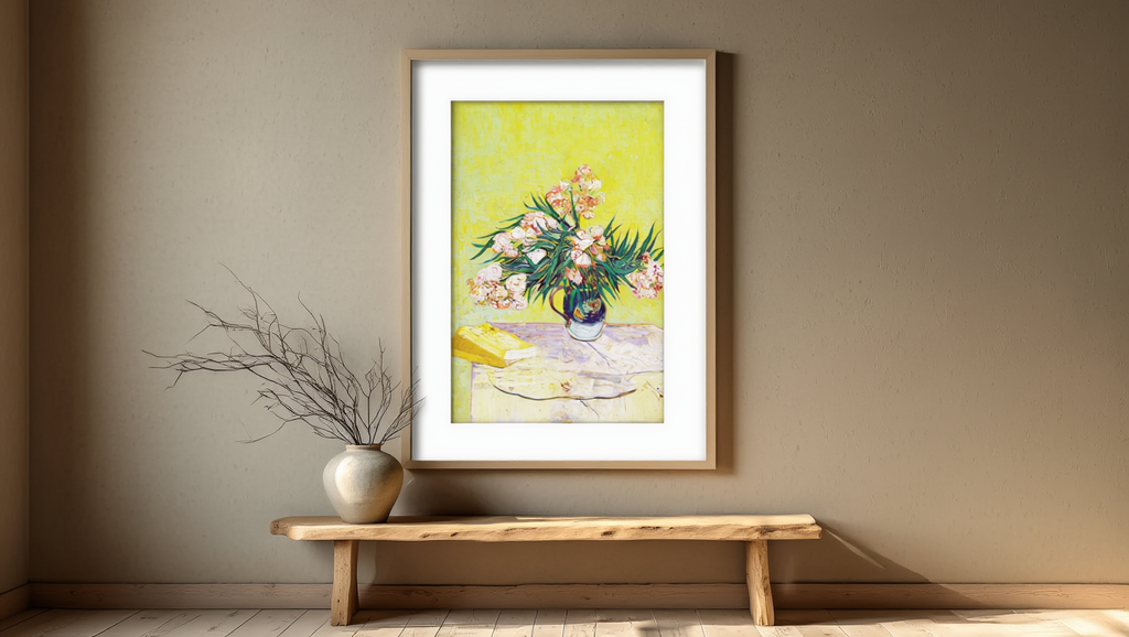 Vincent Van Gogh – Oleanders | Vibrant Post-Impressionist Floral Art Print