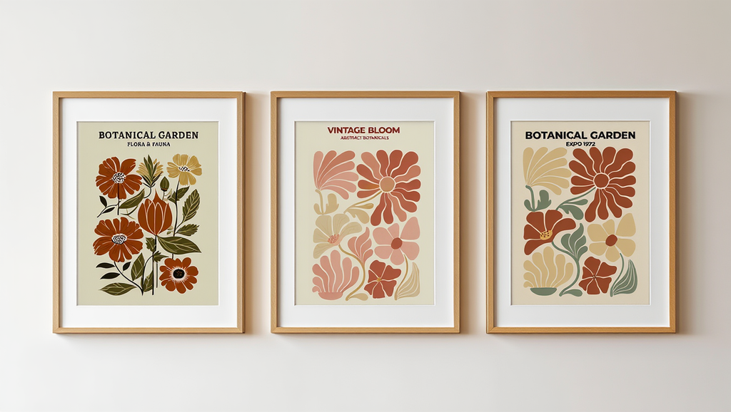 Vintage Botanical – Set of 3 Prints