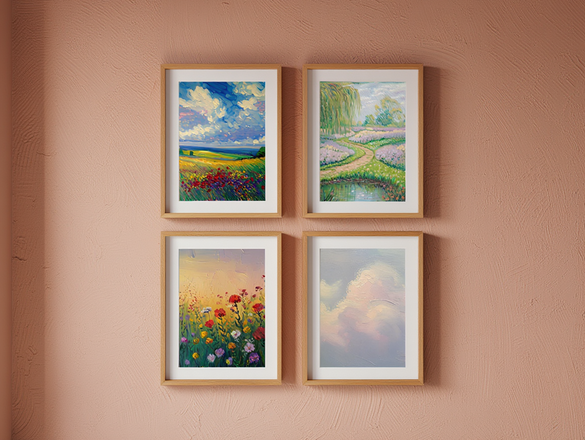Monet Garden Serenity – Artistic Wall Prints