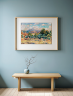 Montagne Sainte‑Victoire – Auguste Renoir Poster | Impressionist Landscape Art Print