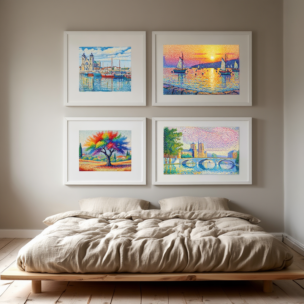 Paul Signac – Pointillist Dreams Quartet 4 Prints Mix & Match