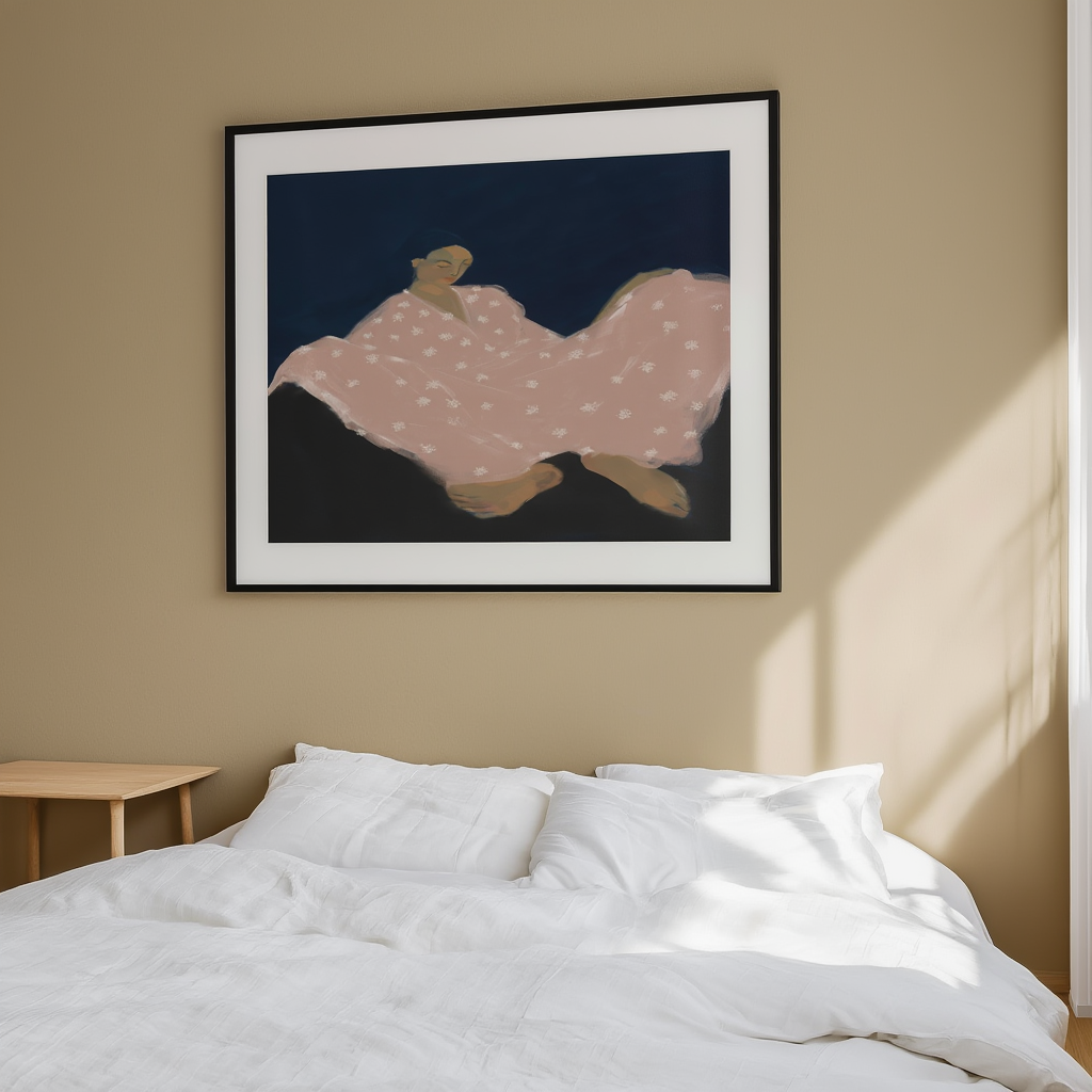 Afternoon Pause – Relax at Home Art Print - Hakyarts