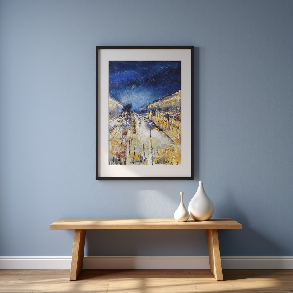 Boulevard Montmartre At Night