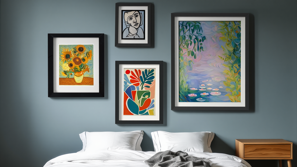 Classic Artists Office – Set of 4 Curated Prints