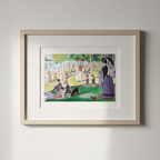 Georges Seurat – A Sunday on La Grande Jatte - Iconic Pointillist Masterpiece Print - Hakyarts
