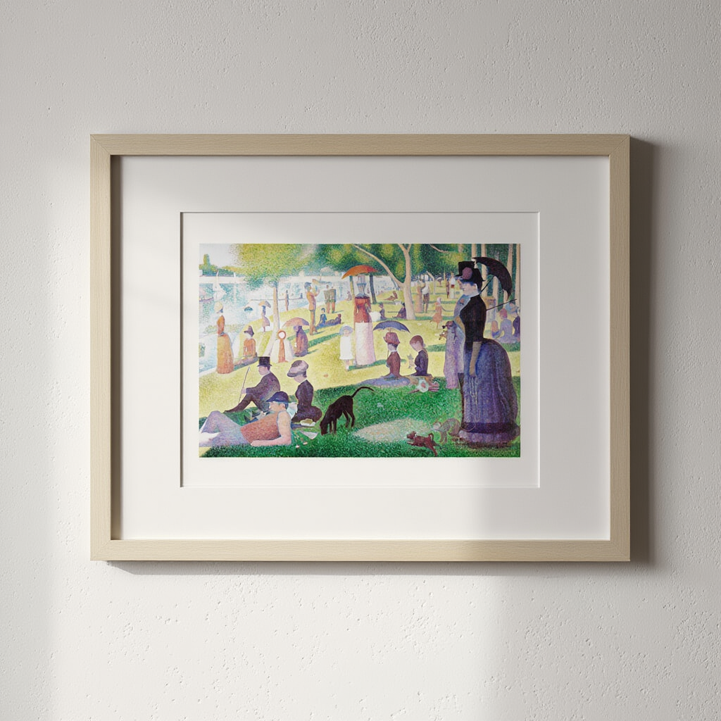 Georges Seurat – A Sunday on La Grande Jatte - Iconic Pointillist Masterpiece Print