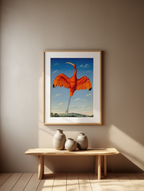 Guara by Albert Eckhout – Exotic Animal Illustration Art Print - Hakyarts