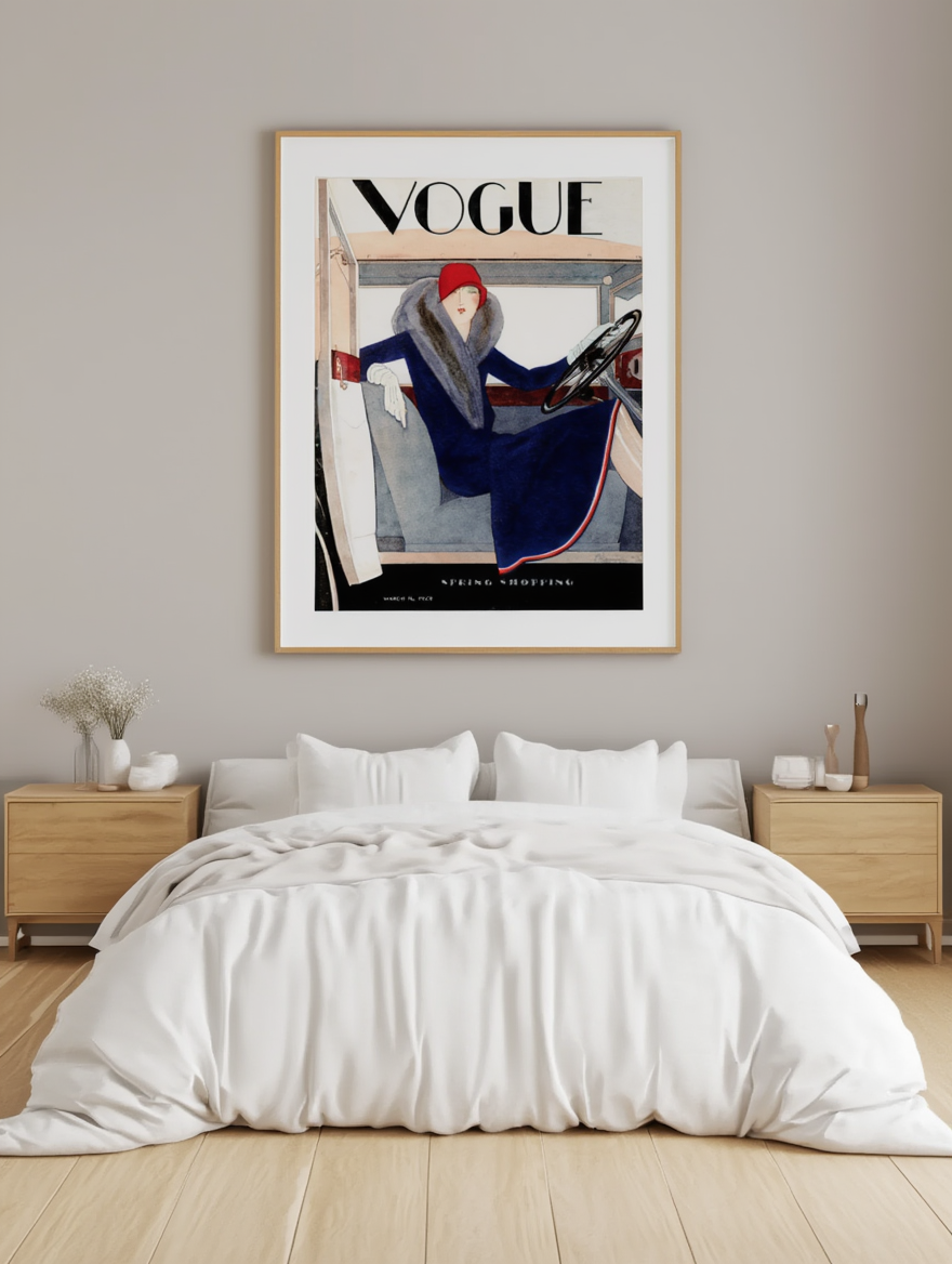 Vogue March 16, 1929 – Vintage Fashion Illustration Poster