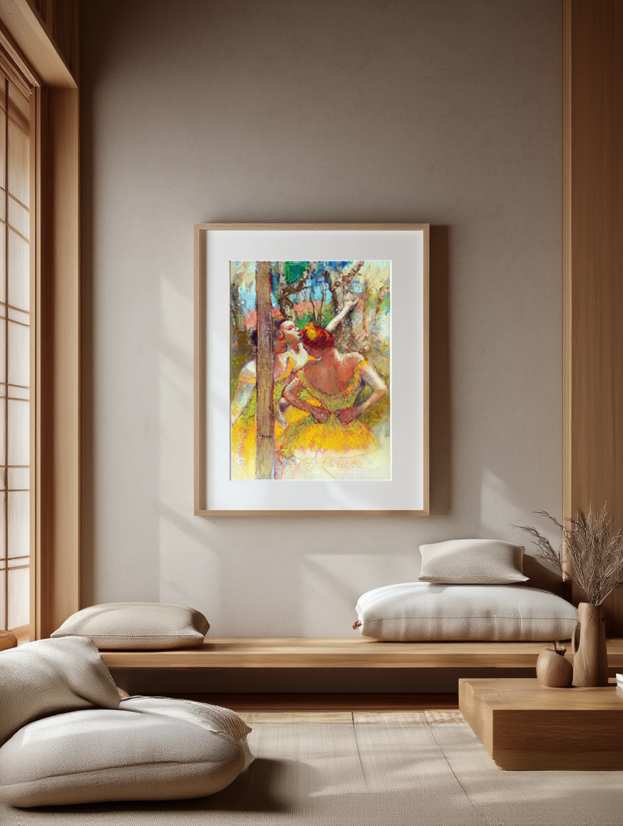 Dancers – Impressionist Ballet Art Print by Edgar Degas, 1896