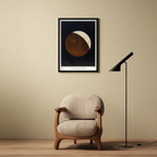 Partial Eclipse of the Moon by Étienne Léopold Trouvelot