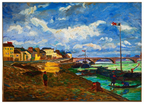 La Seine – Armand Guillaumin Poster | Impressionist River Landscape Art PrintArmand Guillaumin - La Seine