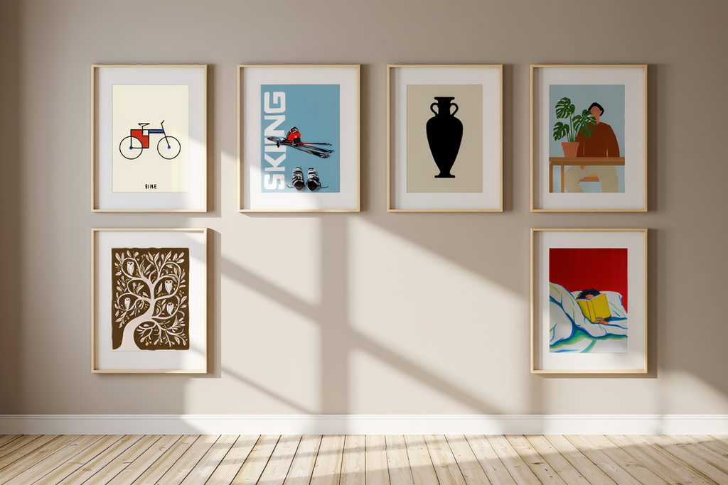 Modern Minimalist Art Prints – 6-Piece Home Décor