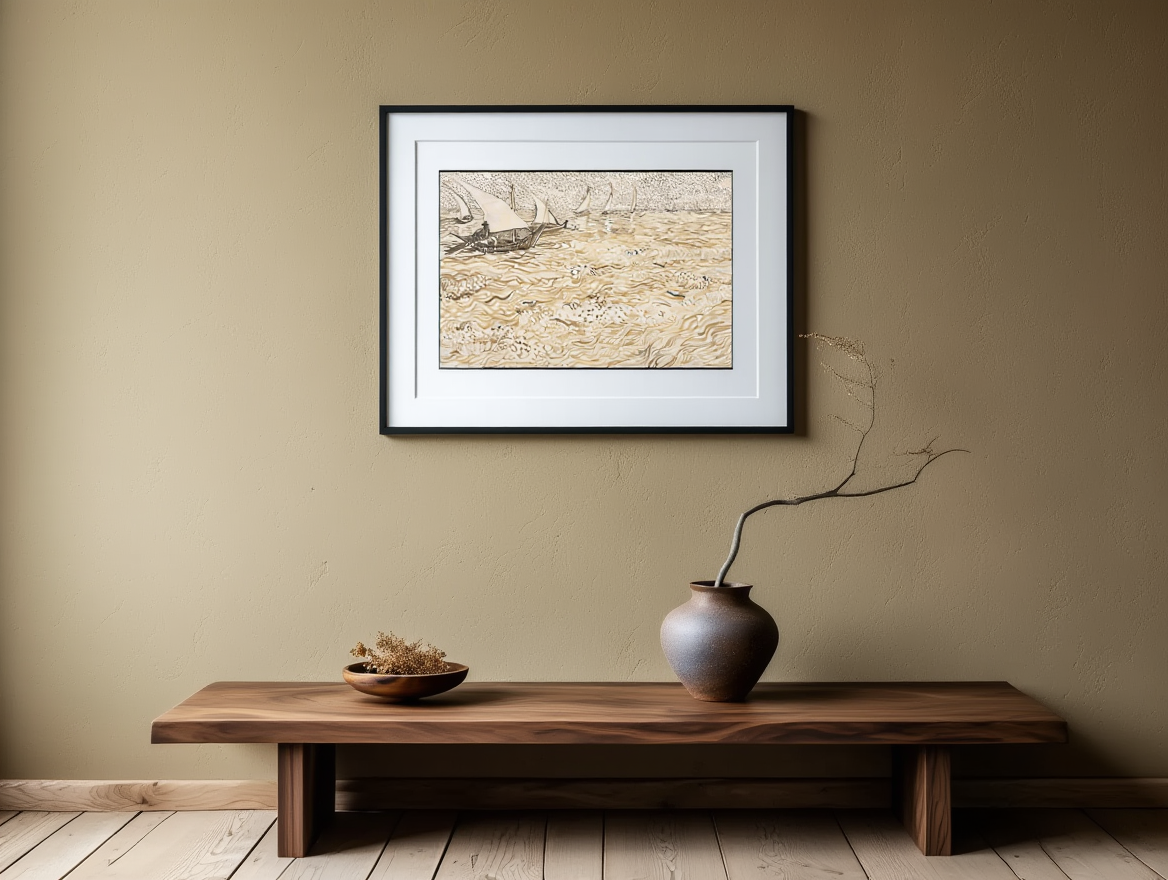 Vincent Van Gogh - Boats at Saintes-Maries