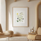 British Wild Flowers – Jane Loudon Poster | Botanical Illustration Art Print