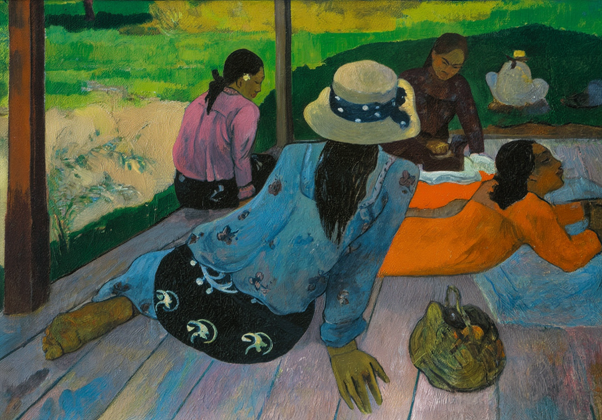 Paul Gauguin – The Siesta - Iconic Post-Impressionist Art Print