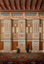 Émile Prisse d'Avennes - Mosquée d’El Bordeyny Poster - Hakyarts