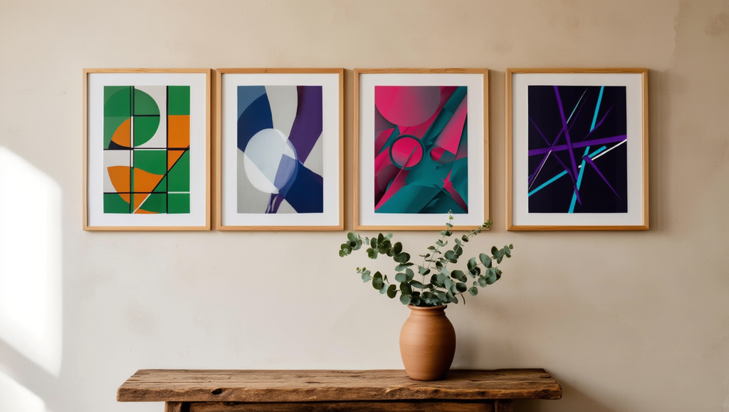 László Moholy-Nagy – 4 Abstract Prints | Modernist Bauhaus Wall Art