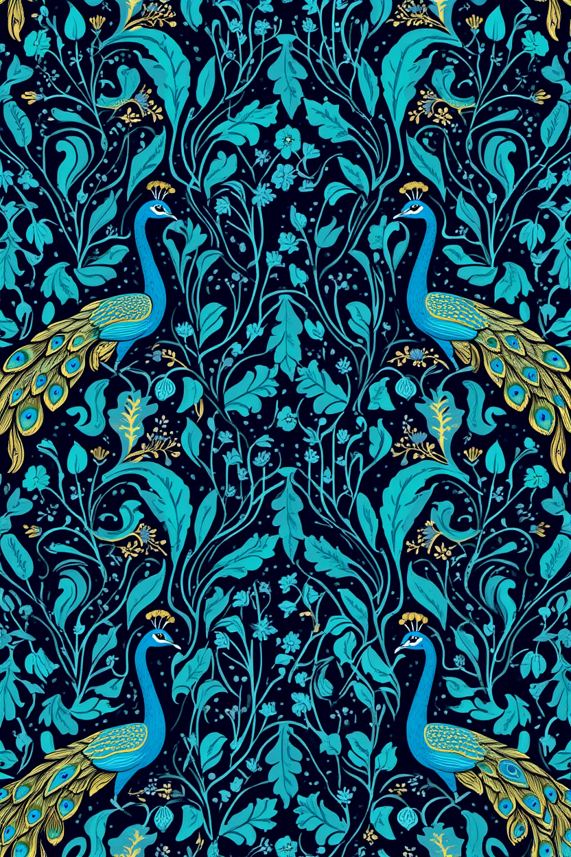 William Morris – Verdant Whimsy 4-Prints