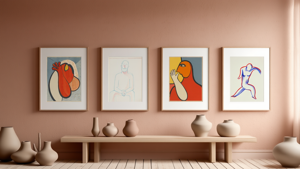 Galanda Minimal Modern – Quartet of Prints