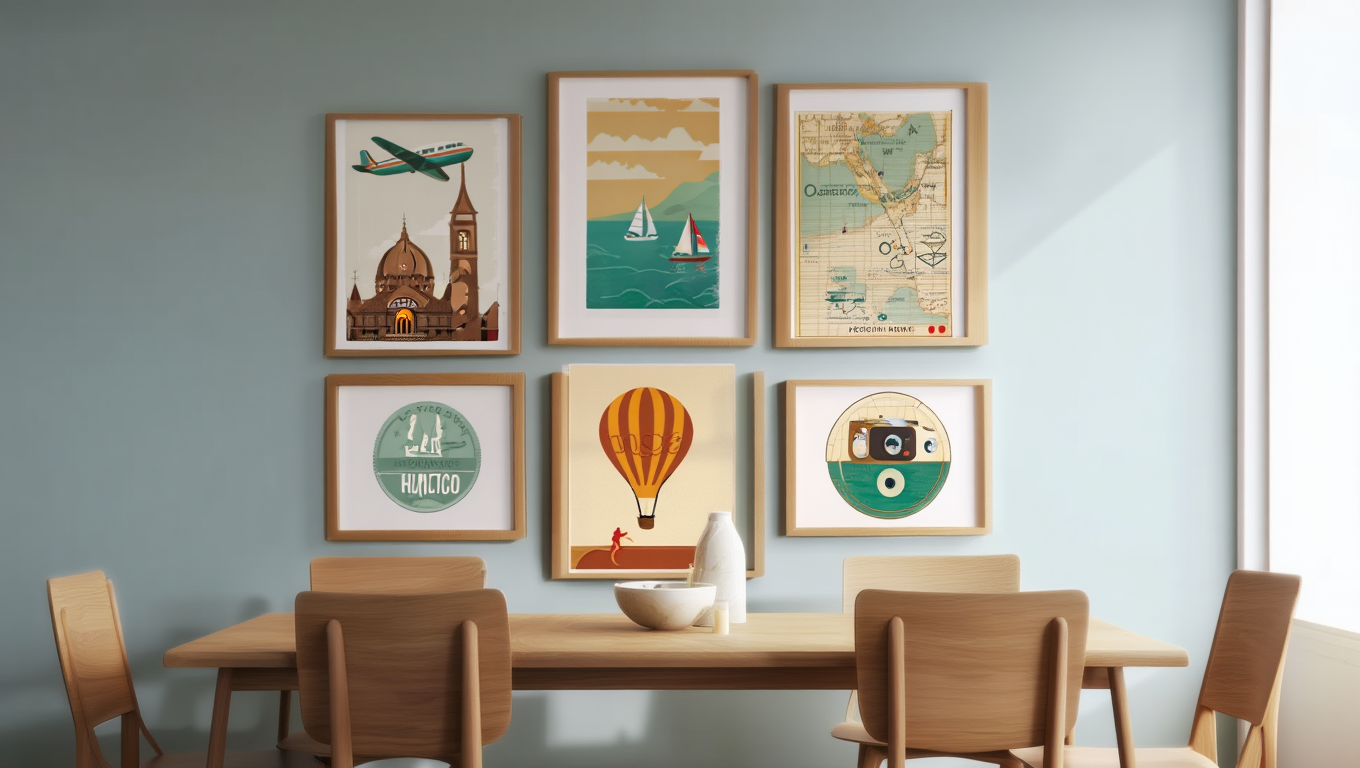 Wanderlust Collection – Set of 5 Vintage Travel Prints