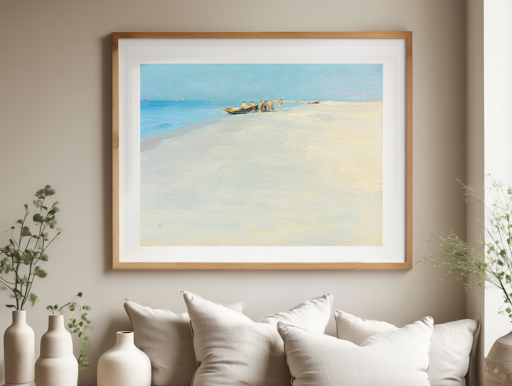 Peder Severin Kroyer - Fishermen on the Beach at Skagen