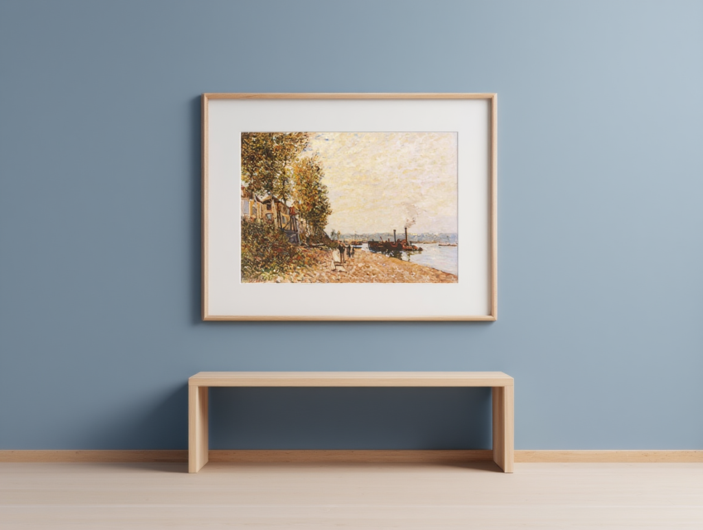 Alfred Sisley - Le Remorqueur sur le Loing