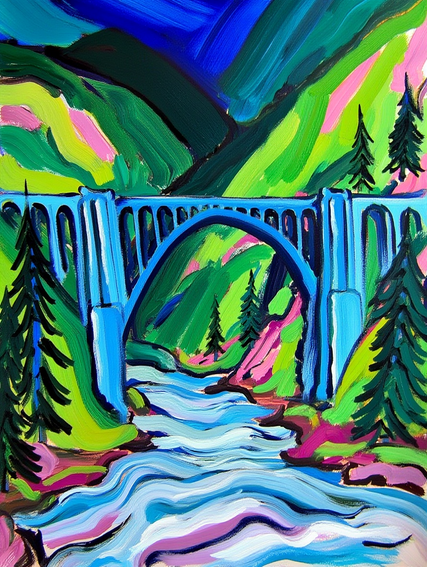 Seaside Expressionist Moments – Kirchner - 4 Prints, Mix & Match