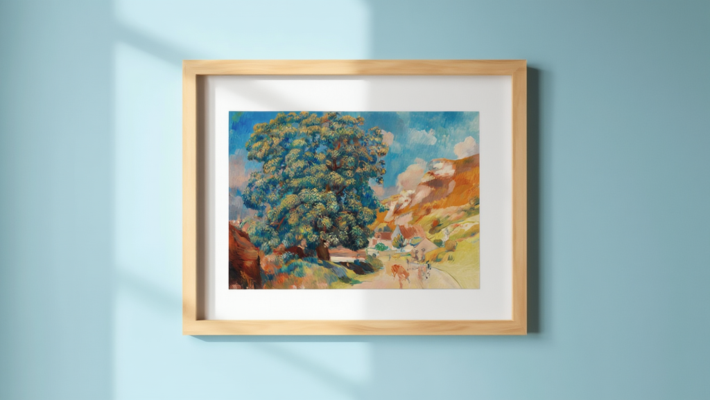 Auguste Renoir - Le Grand Arbre au Bord de la Route