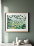 Mont Sainte-Victoire – Paul Cézanne Poster | Post-Impressionist Landscape Art Print