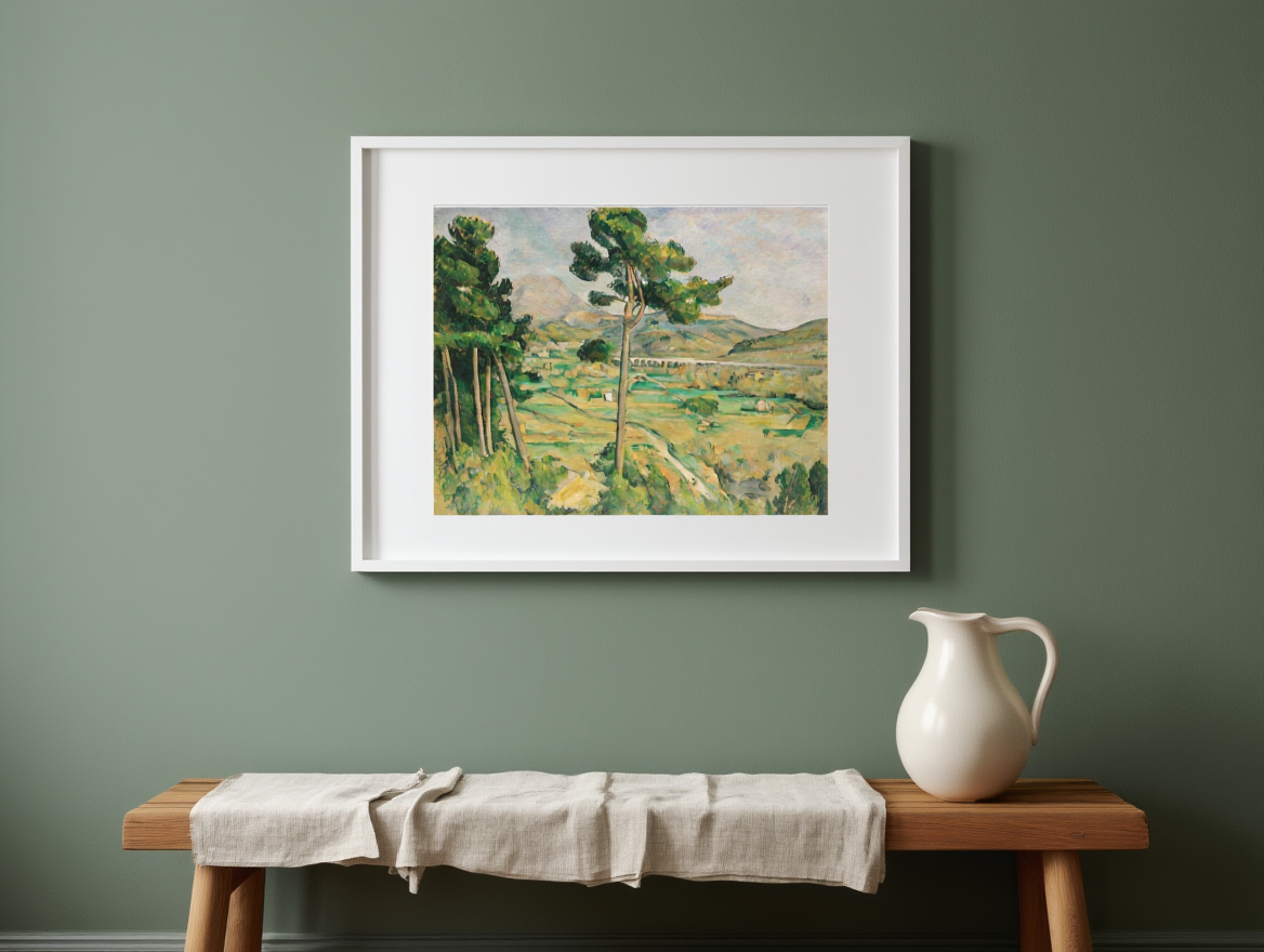 Paul Cézanne - La Montagne Sainte-Victoire vue de Montbriand Poster