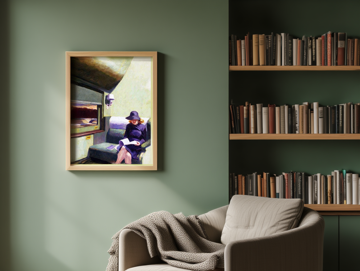 Edward Hopper – Compartment C Art Print