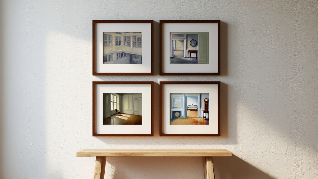 Hammershøi Quiet Spaces – 4 Prints Mix & Match
