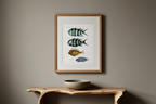 Poissons, Plate 33 by Louis Renard – 18th-Century Natural History Illustration Art Print