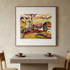 Valley Falls by Henry Lyman Saÿen – American Impressionist Landscape Art Print - Hakyarts