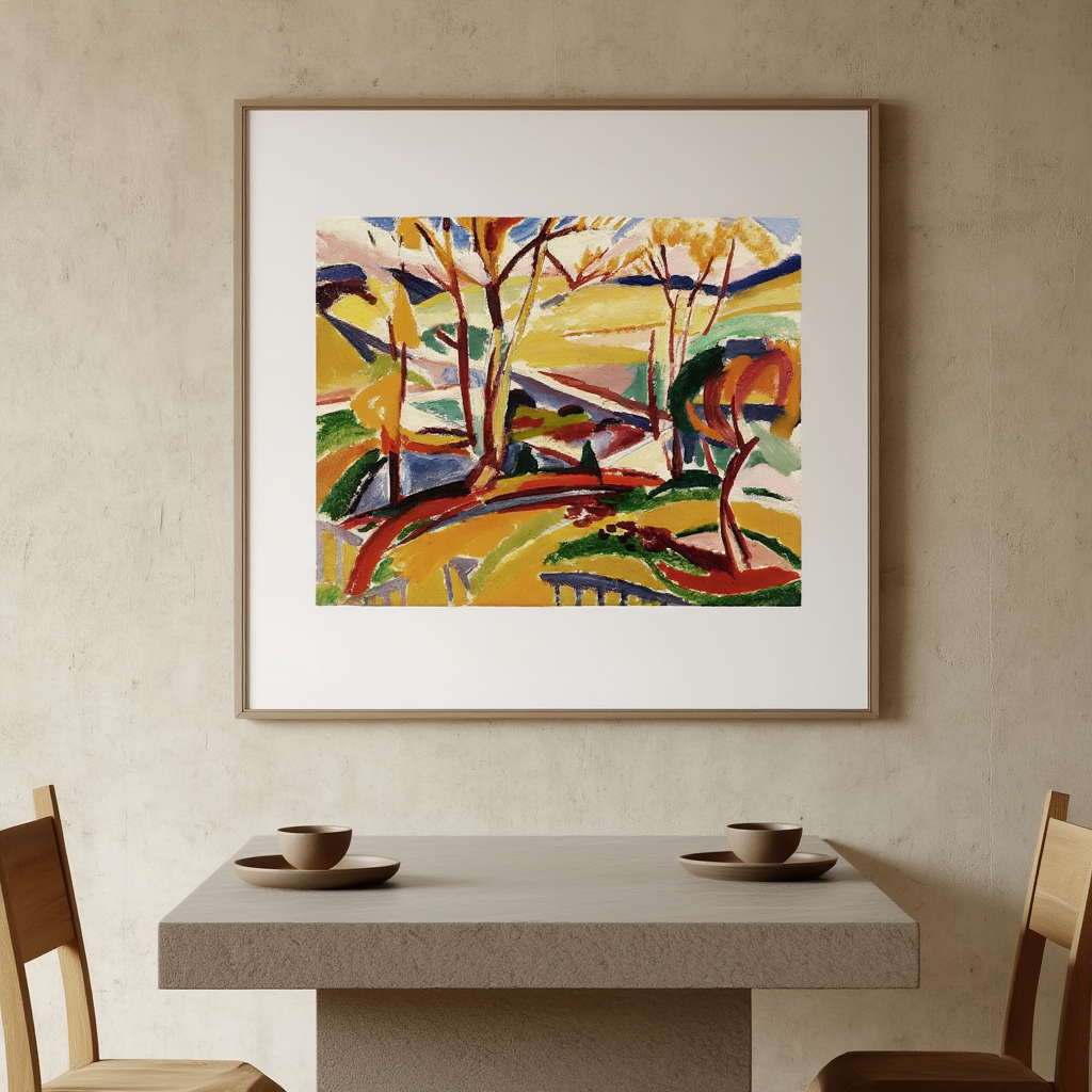 Valley Falls by Henry Lyman Saÿen – American Impressionist Landscape Art Print