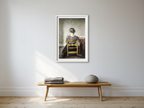 Rest – Minimalist Interior Art Print by Vilhelm Hammershøi, 1905 - Hakyarts