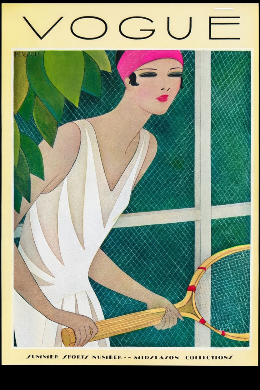 Vogue Summer Sports 1927 – Vintage Fashion Poster | Iconic Style Wall Art Print