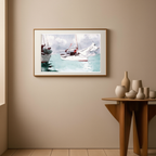 Fishing Boats, Key West – Winslow Homer Poster | American Realist Seascape Art Print